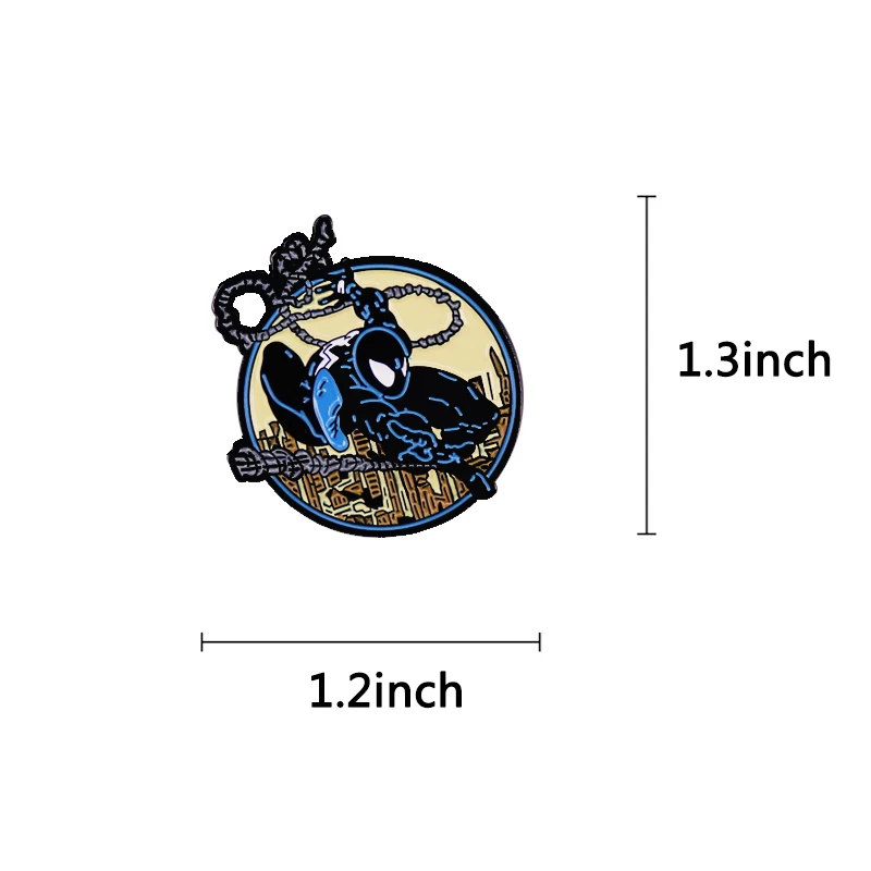 Cool Manga Comic Hero Enamel Pin Brooch Badge Backpack Collar Pins Hat Jewelry Accessories gifts