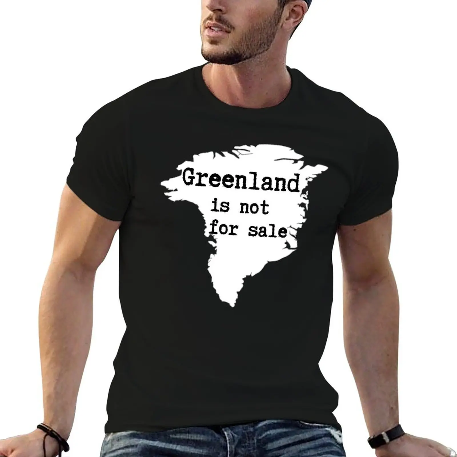

Greenland not for sale T-Shirt man t shirts for men casual anime t shirts for man t shirts man pack white T-Shirt