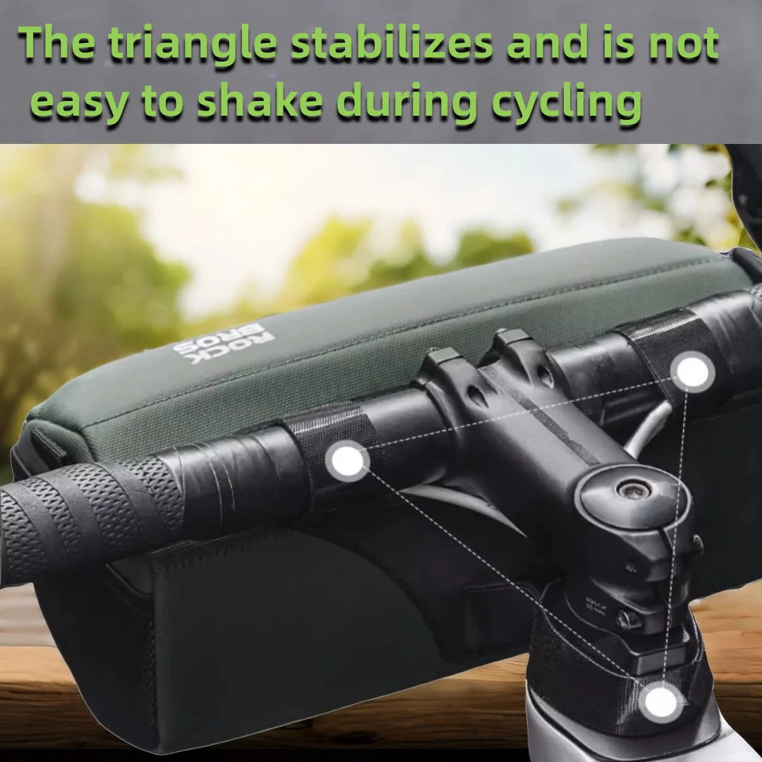 ROCKBROS New Bike Handlebar Bag Bicycle Bags Frame Pannier Bags Waterproof Multifunction Portable Shoulder Bag MTB Accessory