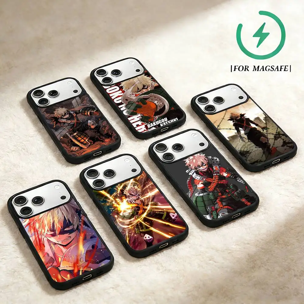 

Anime Characters B-Bakugo K-Katsuki Phone Case For iPhone 17,16,15,14,13,12,Plus,Pro,Max For Magsafe Magnetic Wireless Charge