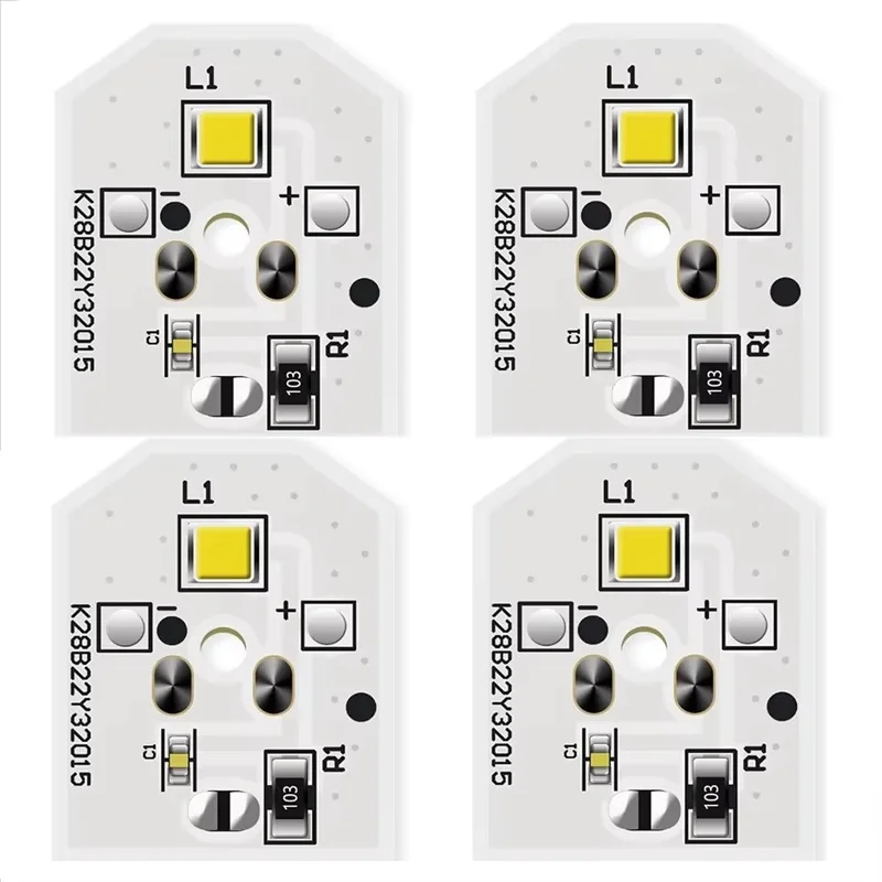 4PC WR55X11132 WR55X25754 Refrigerator LED Light Compatible for GE Refrigerator LED Light Bulb