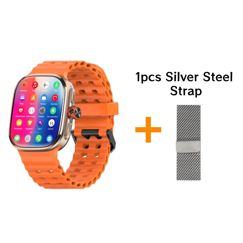 4G/5G Smart Watch with AMOLED Screen & GPS, Dual SIM