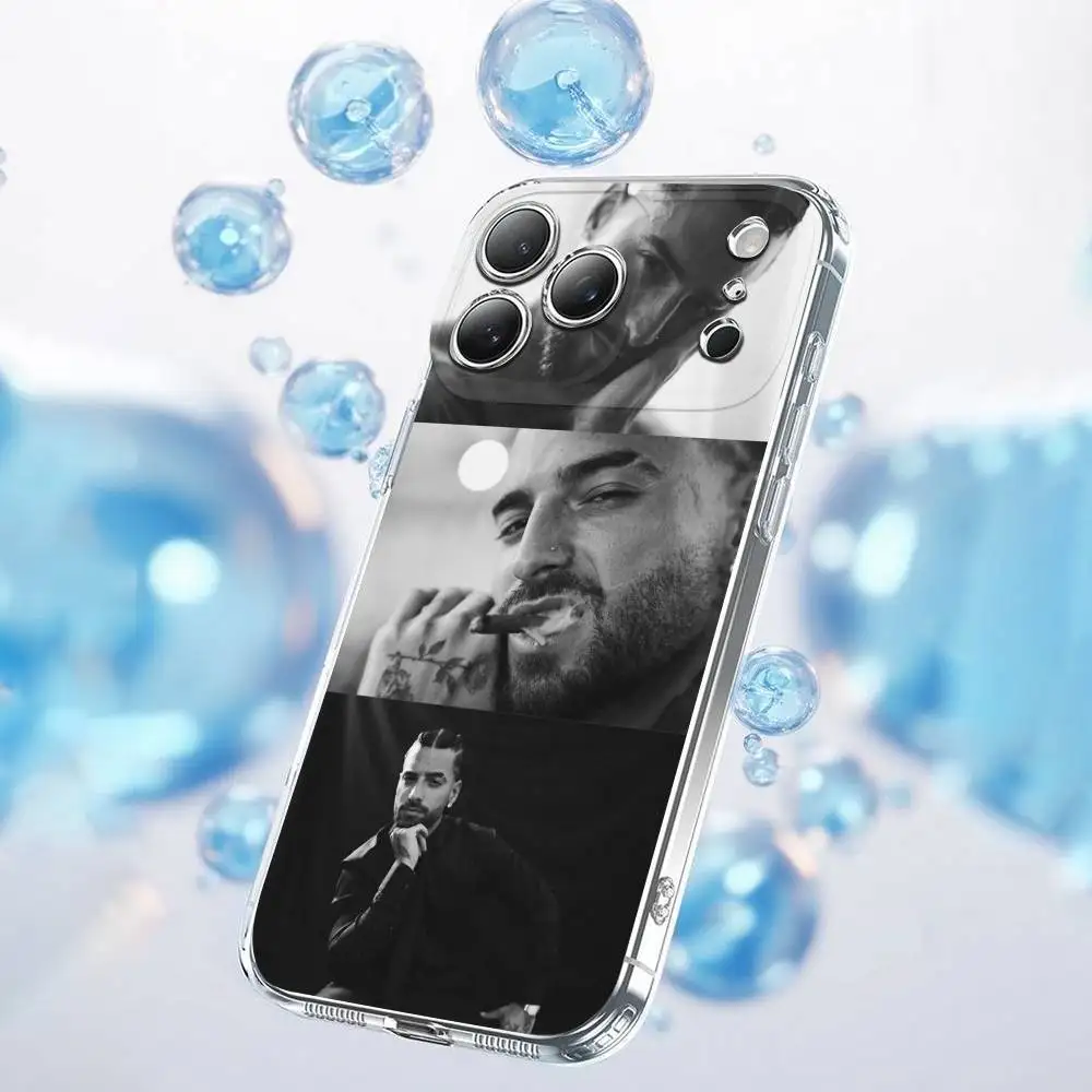 Singer M-Maluma Phone Case For iPhone 14,11,15,17,13,12,16,Plus,E,Air,Pro,Max,Mini Transparent Cover