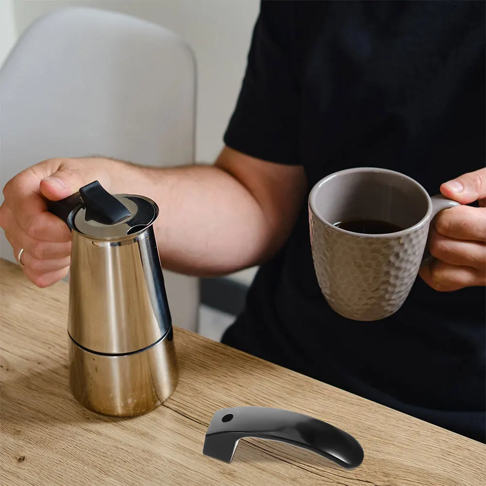 

2pcs Coffee Pot Universal Detachable Grip Heat Resistant Ergonomic Design Compatible with Various Kettles Replacement