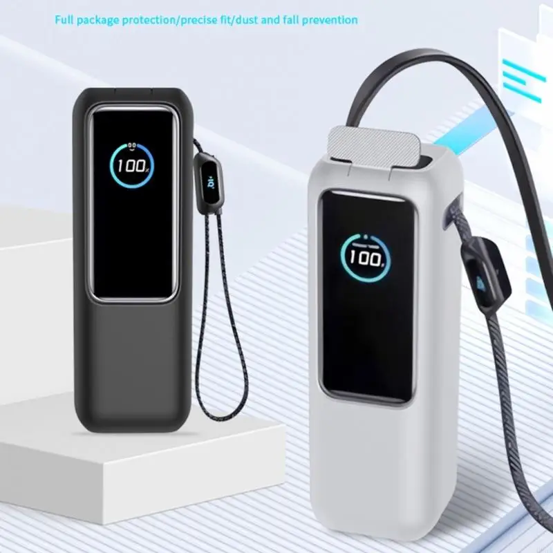 Tragbares Silikongehäuse für 25000mah 165W Strombanken Fahrt Aufbewahrung H05A