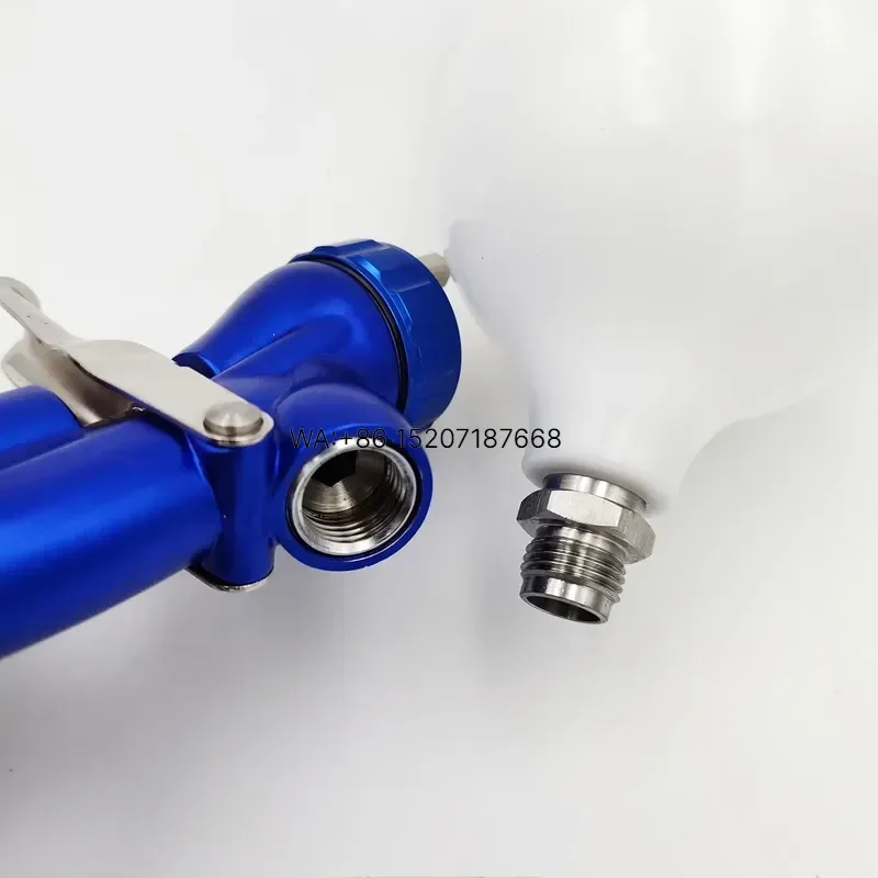 Wmwmnu High Pressure Spray Set 600CC Aluminum Alloy Swivel Cup Air Regulator LVLP 1.3mm 1.7mm 2.0mm Nozzle for DIY 3-Year