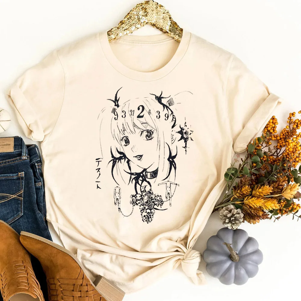 Death Note t shirt shoujo funny cheap japanese streetwear t shirt japan alternative  baddie Retro manga