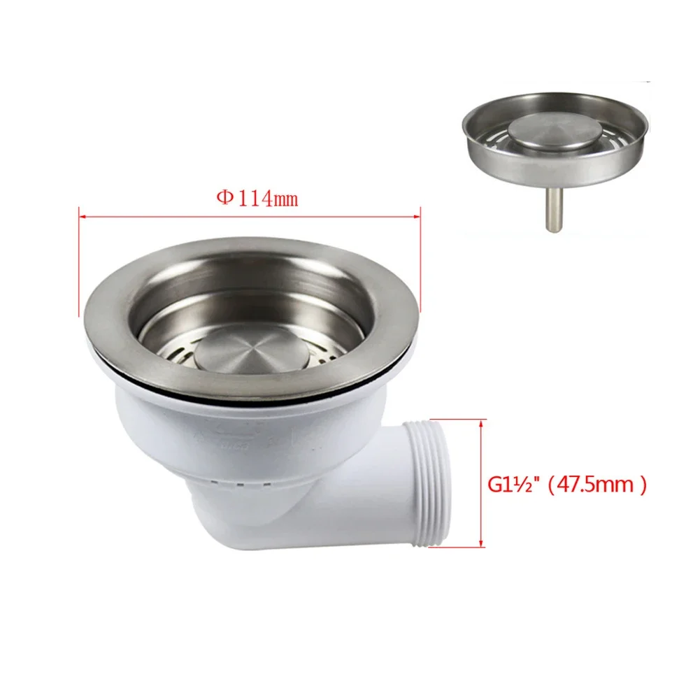User Friendly Sink Strainer with Stainless Steel Construction for Quick Cleaning and Effective Waste Management