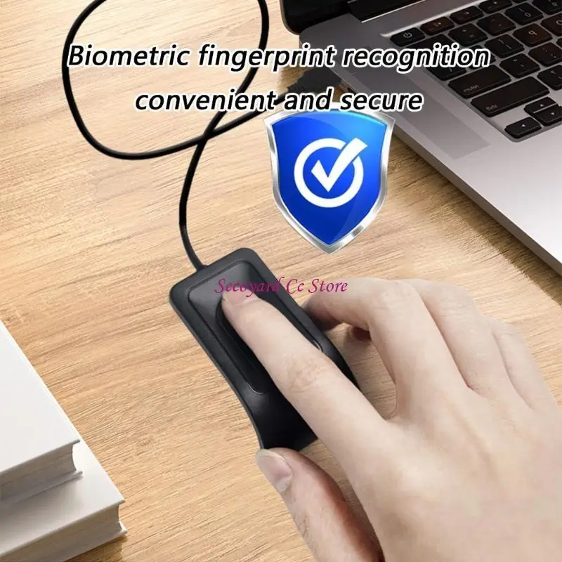 N3UC ABS Material Biometric Fingerprint Reader For PC Login Setup Privacy Security