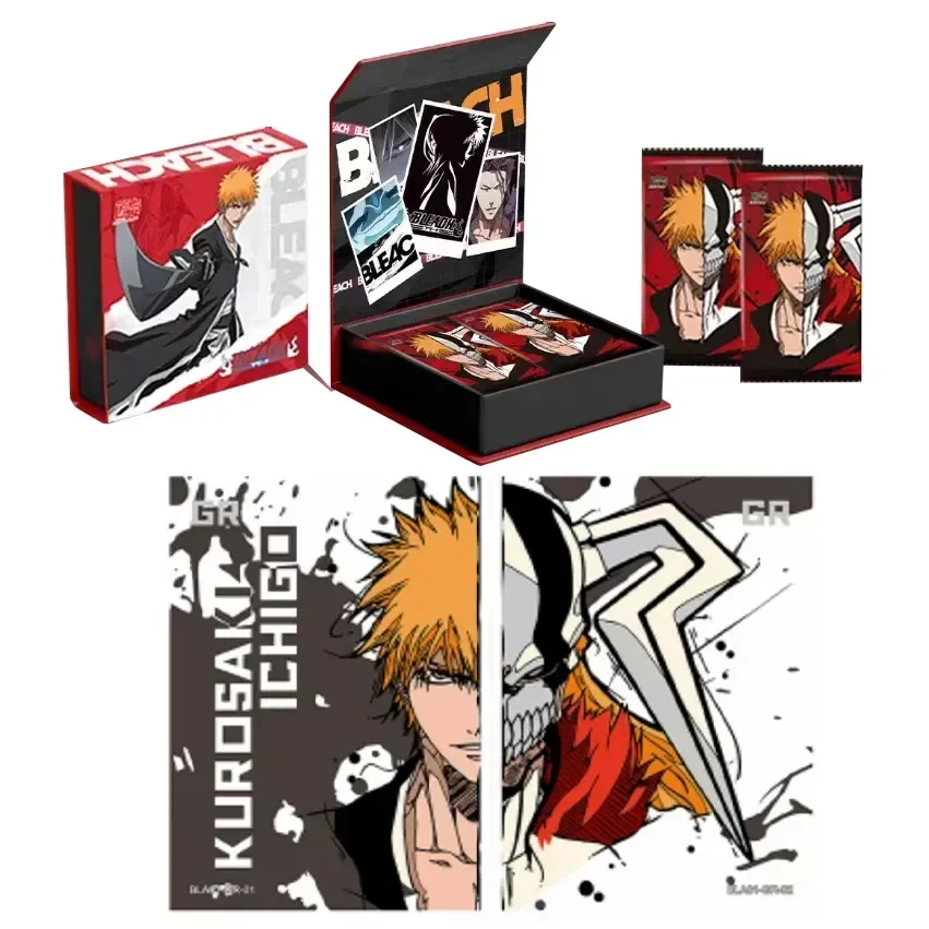 

BLEACH Card Ichigo Limited Card Rare Bronzing Cards Fluorescent Cards Broken Face Color Gold Cards Collection Card Toy Gift