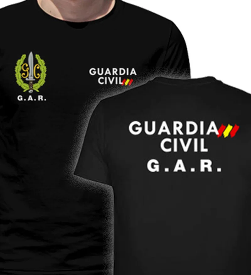 Spanish Operaciones Especiales Civil Guard GAR T-Shirt Short Sleeve Casual 100% Cotton Shirts Size S-3XL