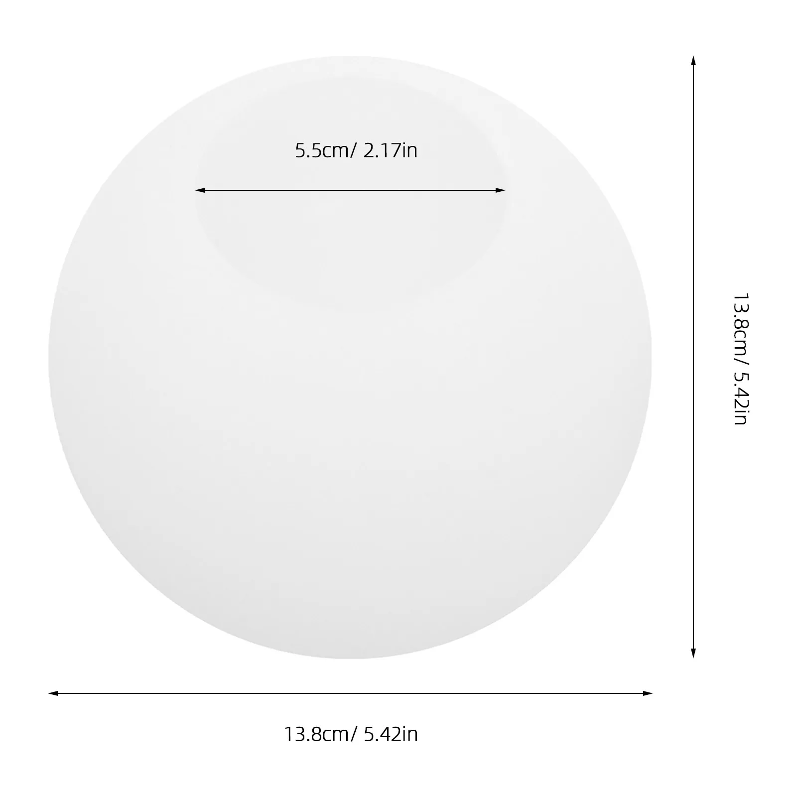 Glass Milky White Round Ball Globe Lampshade Stylish Elegant Light Diffuser Replacement Glass Lamp Shade for Pendant Fixtures