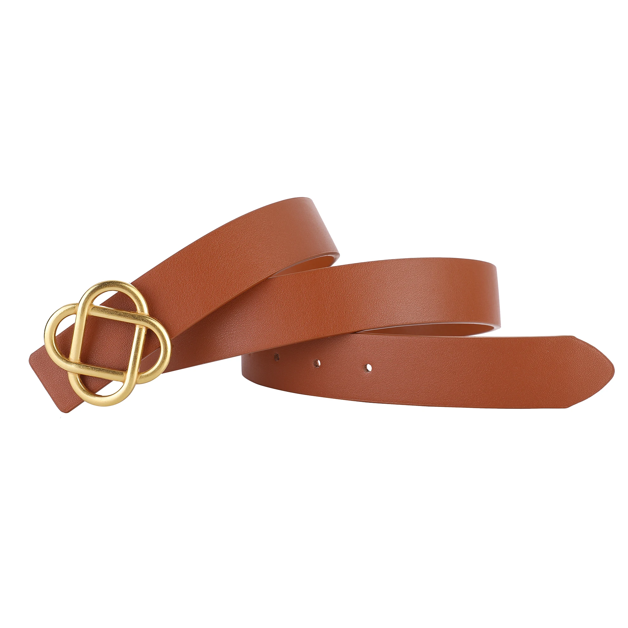 2026 Neuer 2,8 cm breiter Wildleder-Rindsledergürtel für Damen im Vintage-Stil mit Retro-Goldschnalle, schmaler Ledergürtel für Kleider und Jeans – Detail 9