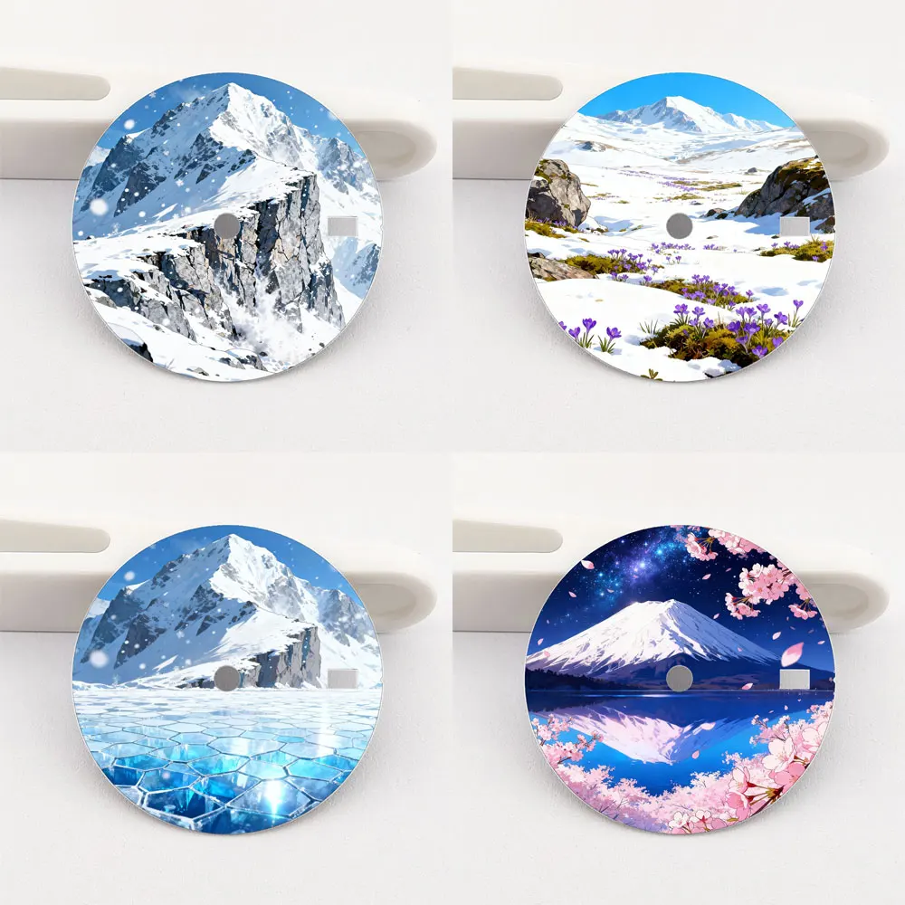 The 28.5mm dial NH35 dial Witch Creative color-printed series dial is suitable for NH35/36 movement wristwatch accessories