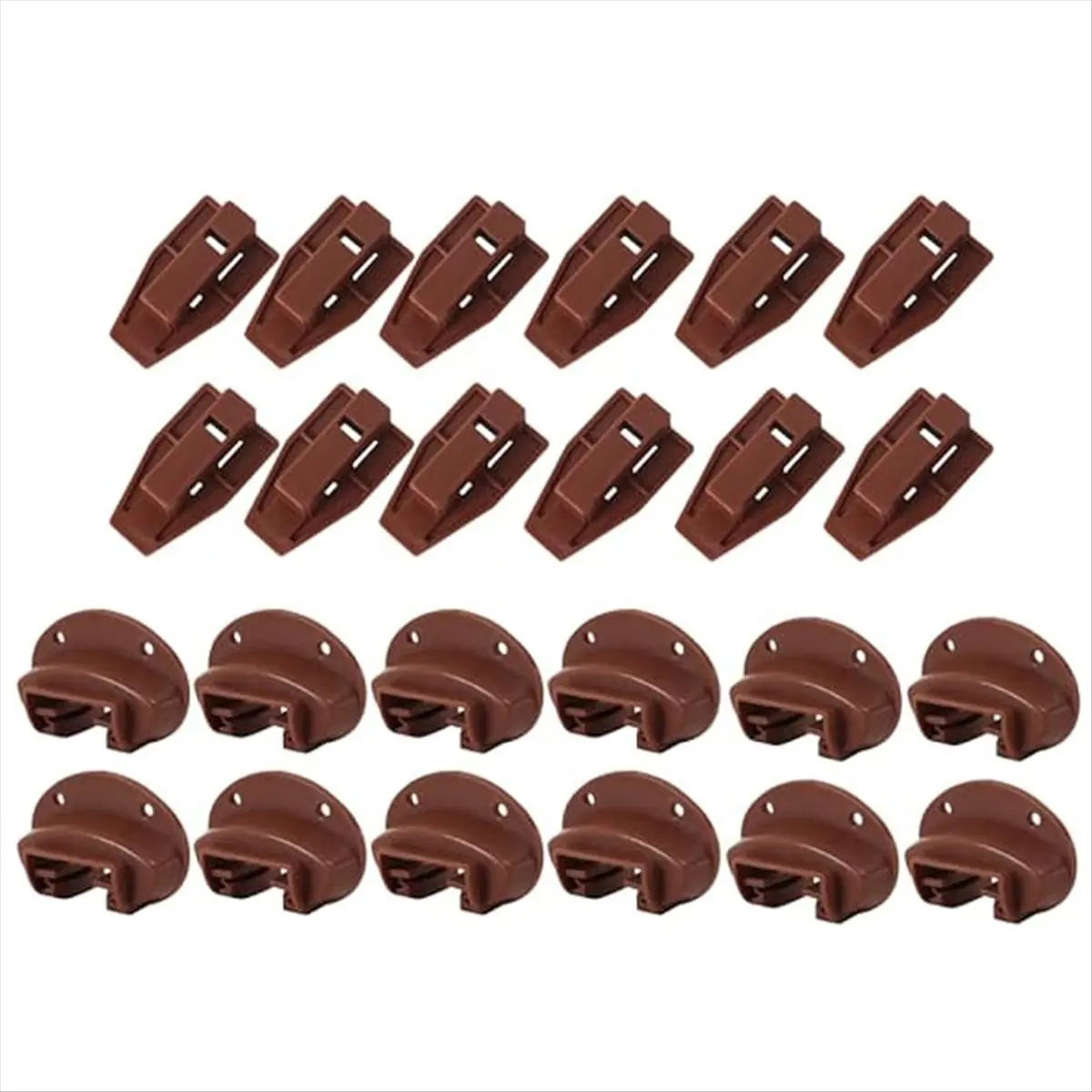 A74U 12Sets Drawer Guide Kit,Commercial Slide Style Drawers for Replacement Dresser Drawer Slides Repair Kit with Roller