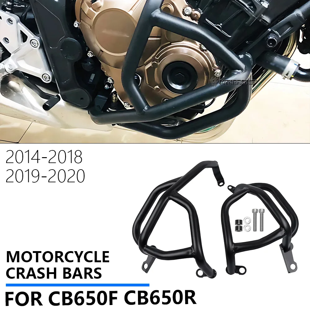 

Защитные планки обтекателя рамы бампера для HONDA CB650F 2014-2018 CB650R 2019-2020, защита двигателя для шоссе мотоцикла, подходит для защиты двигателя