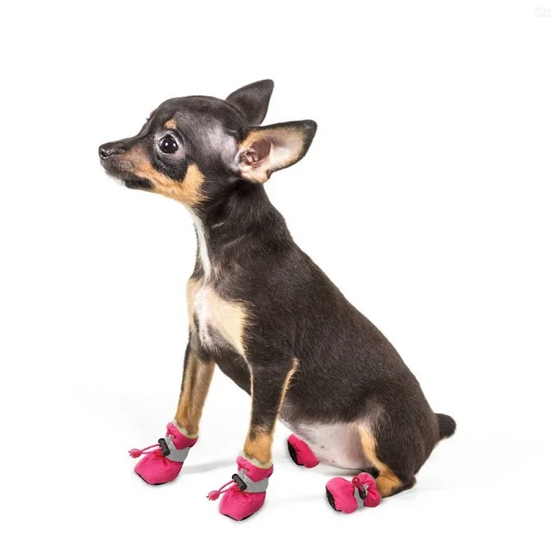 TOUA Choice Shoes for Dog Pet Shoes Puppy Anti-slip Anti-scald Boots Footwear for Small Cats Dogs Products Pet Paw Accessories