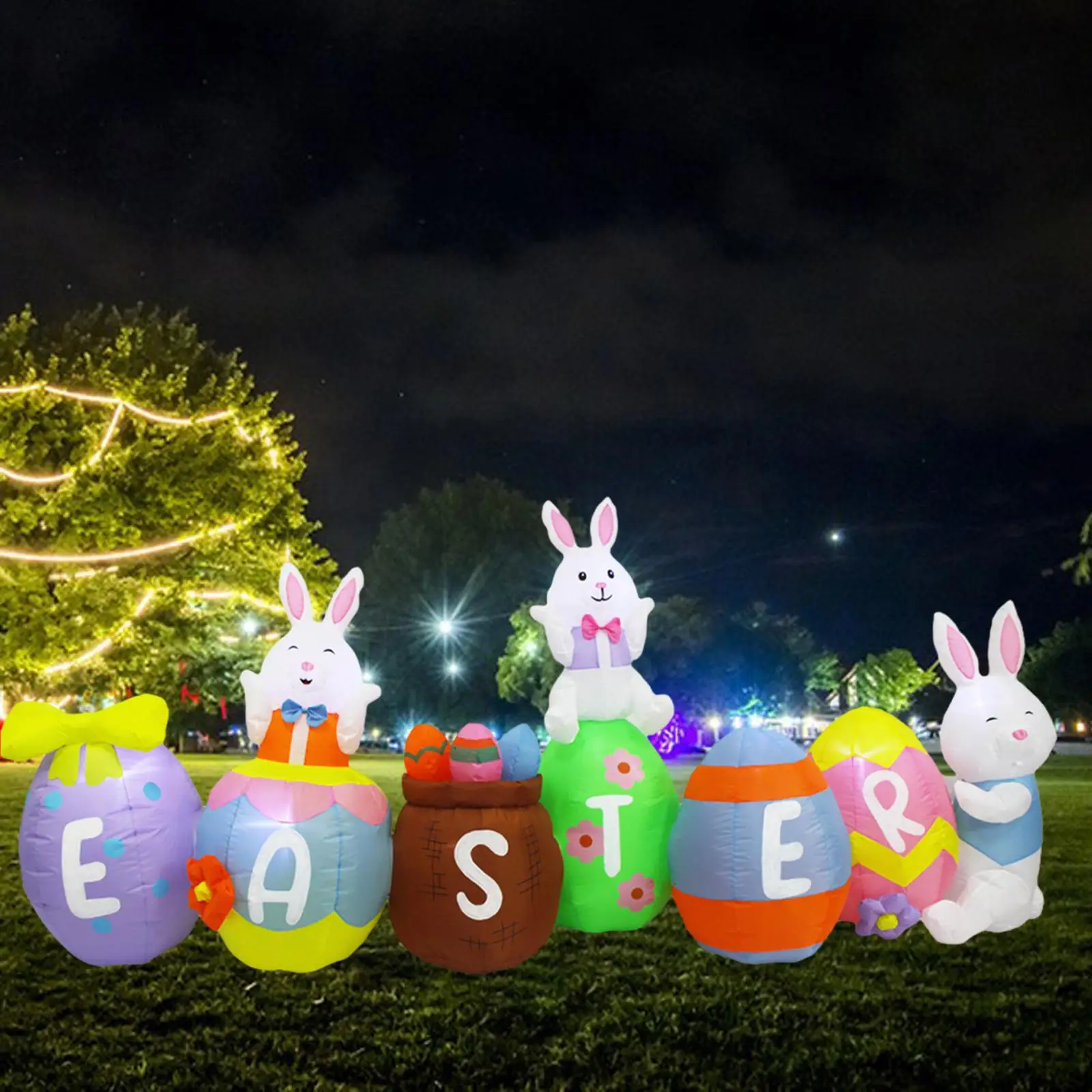 10ft Easter Inflatables Outdoor Decorations Giant for Holiday Garden Lawn