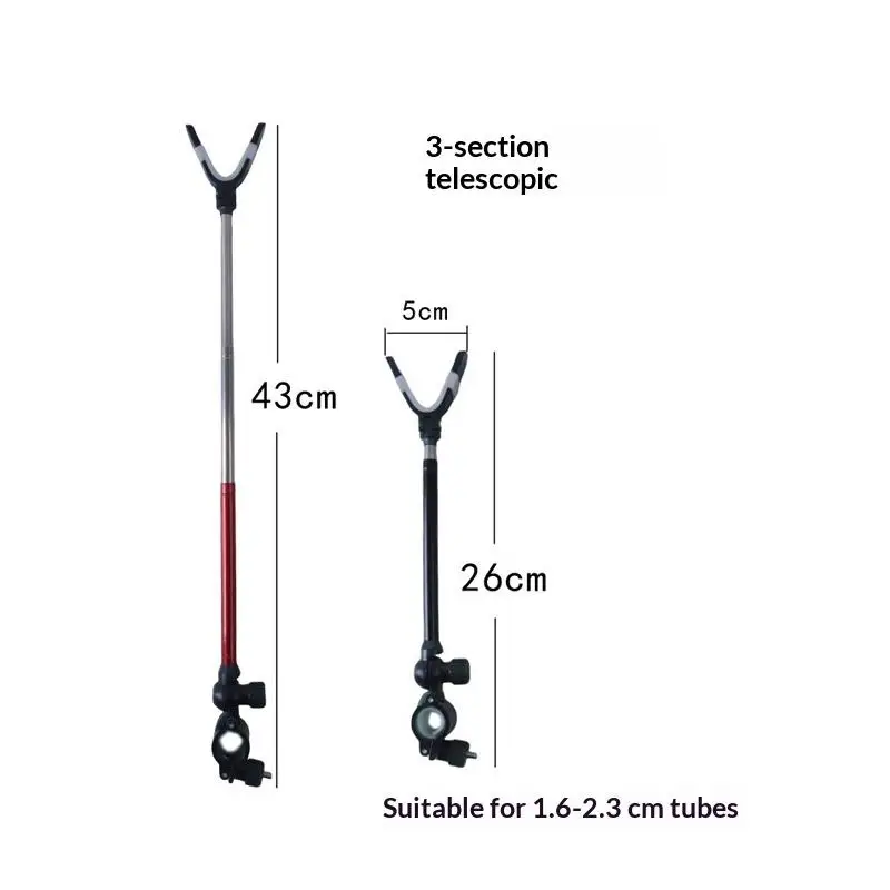 Fisherman’s Choice Extendable Stainless Steel Fishing Rod Stand for All-Day Use