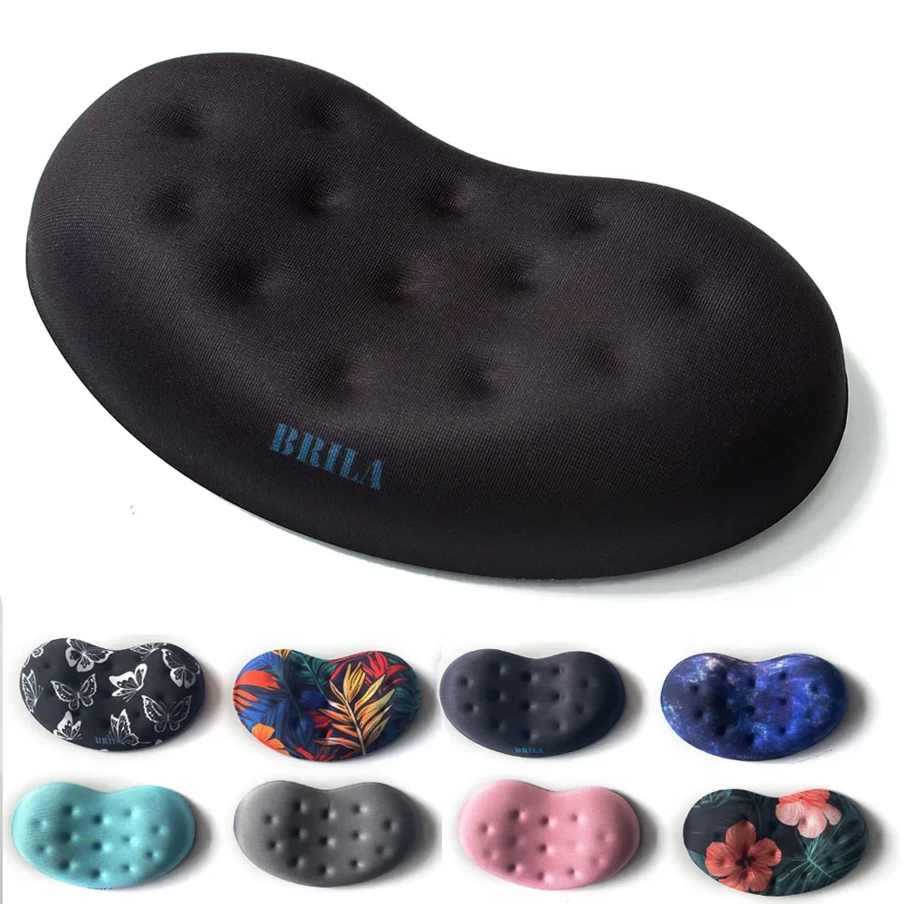 Ergonomic Mouse Wrist Rest Pad, Memory Foam With Massaging holes design Non-Slip Support Cushion For Working and Gaming