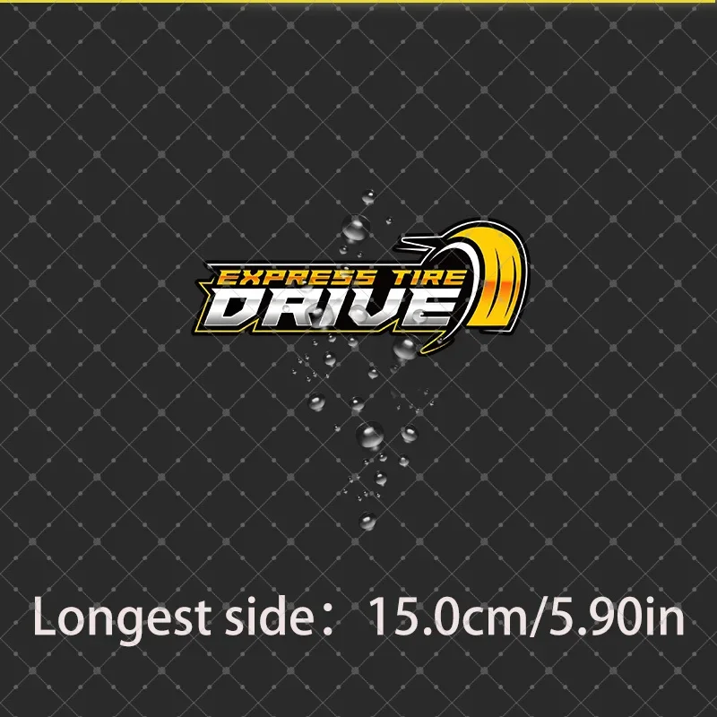 Autocollant de voiture en vinyle pour conduite de pneu Express, 1 pièce, autocollant de décoration pour ordinateur portable, ordinateur portable, passionné de voiture