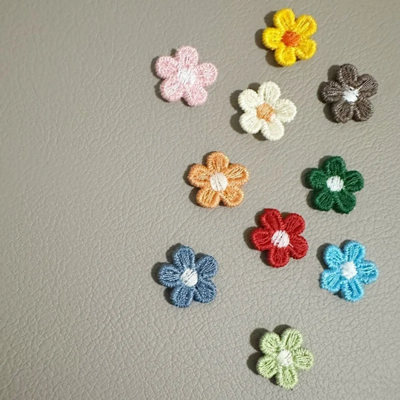 

Hand Sewn Embroidered Flower Patch Clothing Accories New Sle Hair Decorations ature Fabric Stiers for Sewing