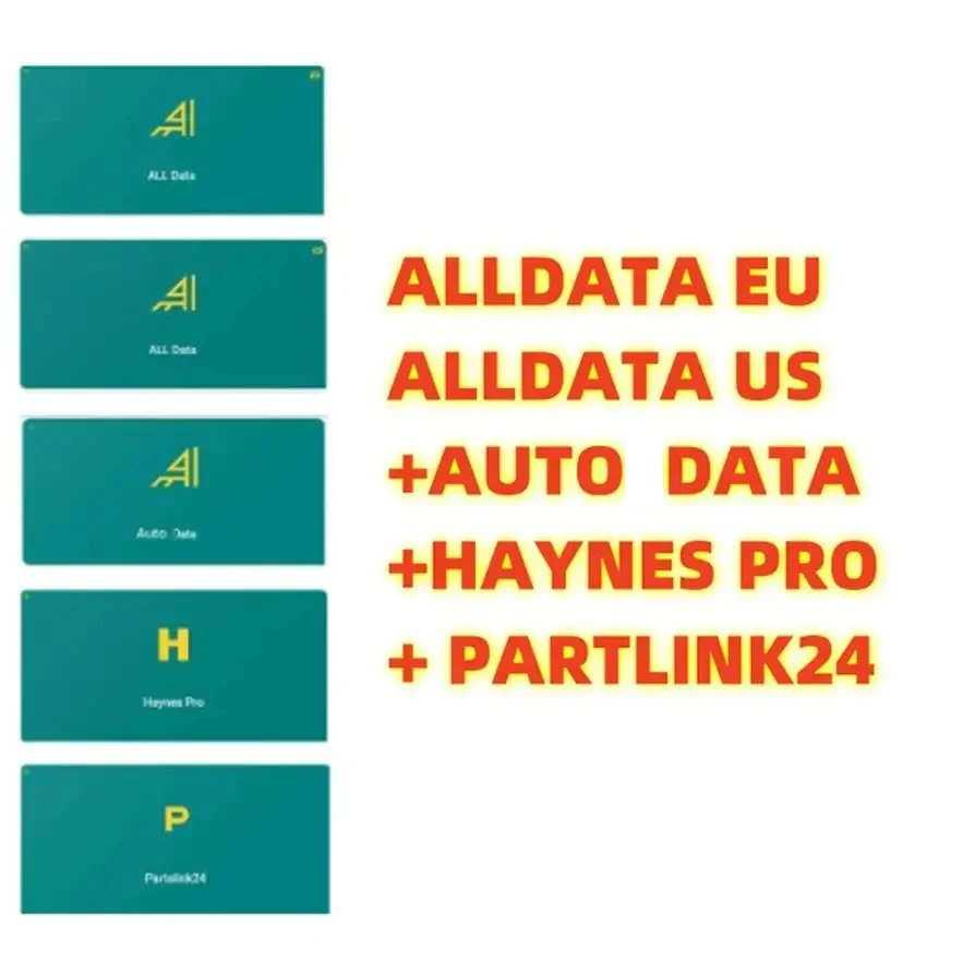 Alldata 2024 Auto-data Full Version Online Software PARTLINK24 Combination Packages ALLDATA HAYNES PRO Repair Automatic