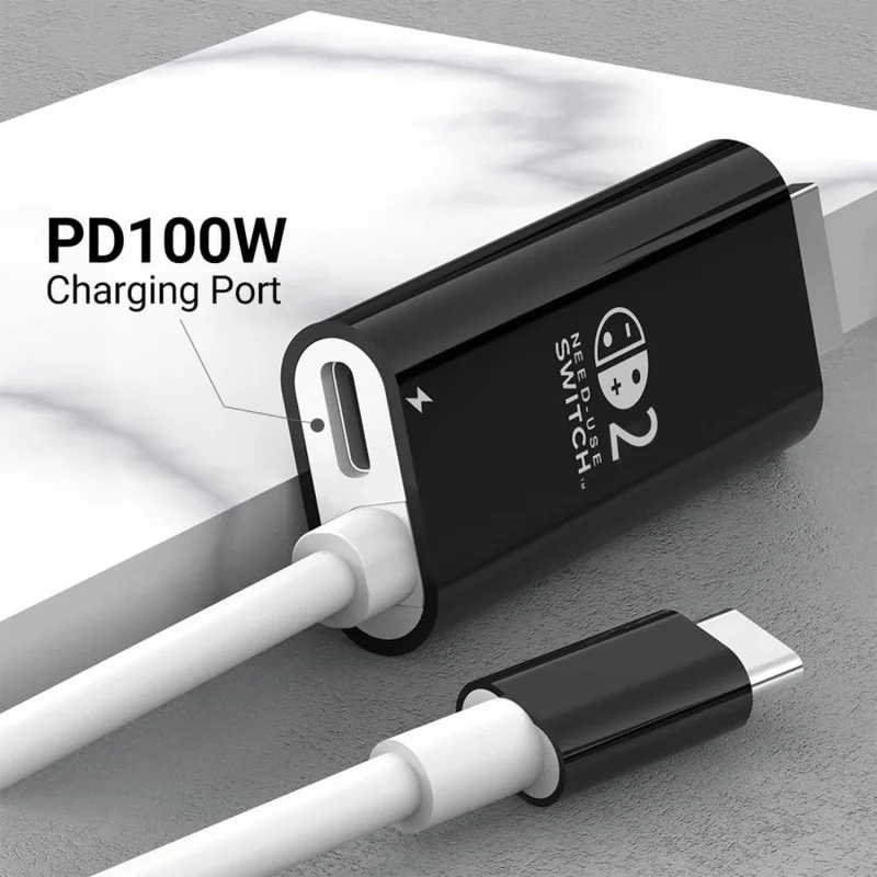 Docking Station for Nintendo Switch 2,4K 60Hz TYPE-C Hub with HDMI and USB-C 3.0 PD100W Charge Perfect for Switch 2/Switch/OLED
