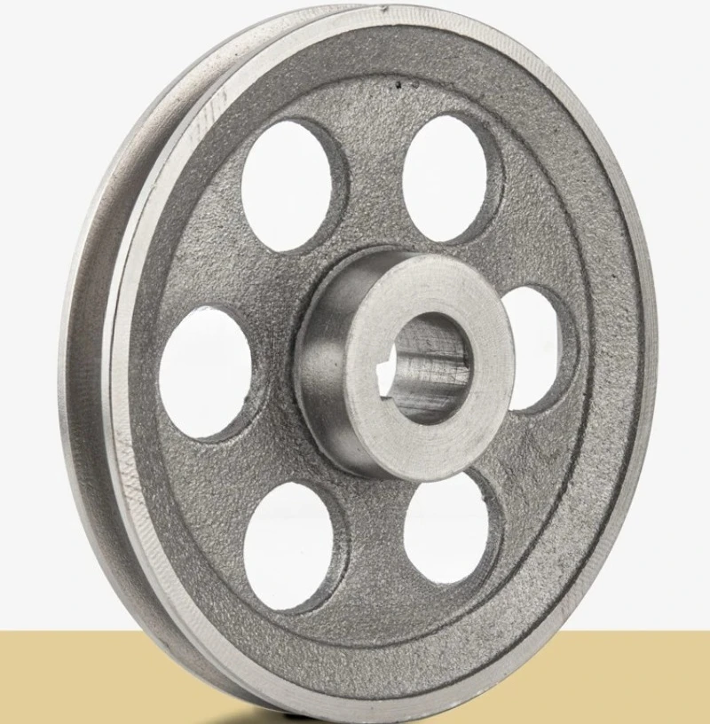 National Standard Pulley Single Slot 1A Type Thickened Hollow Cast Iron 140250 Motor Wheel Motor Triangle Belt Plate