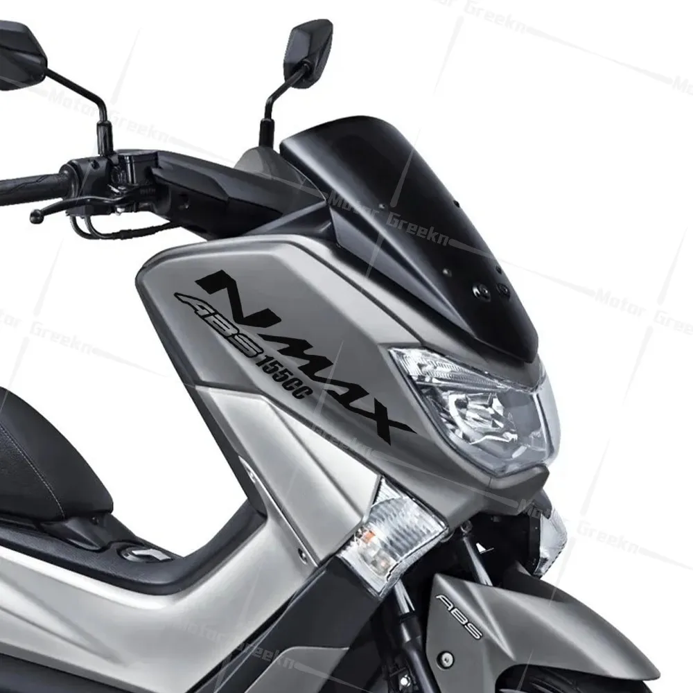 For NMAX 155 Nmax160 Nmax150 Nmax125 2Pcs Reflective Sticker Motorcycle Accessories Scooter Logo Side Strip Fairing Vinyl Decals 4