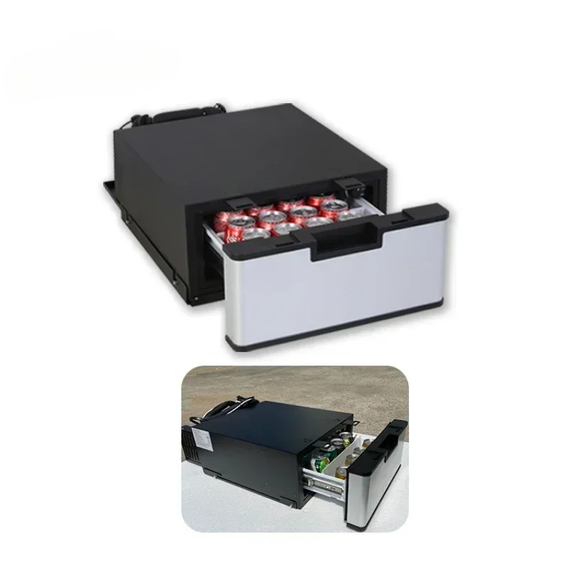 Hot SalesStainless Steel Material 23 Liter Portable Drawer 12V 24V Car Sliding Drawer Refrigerator