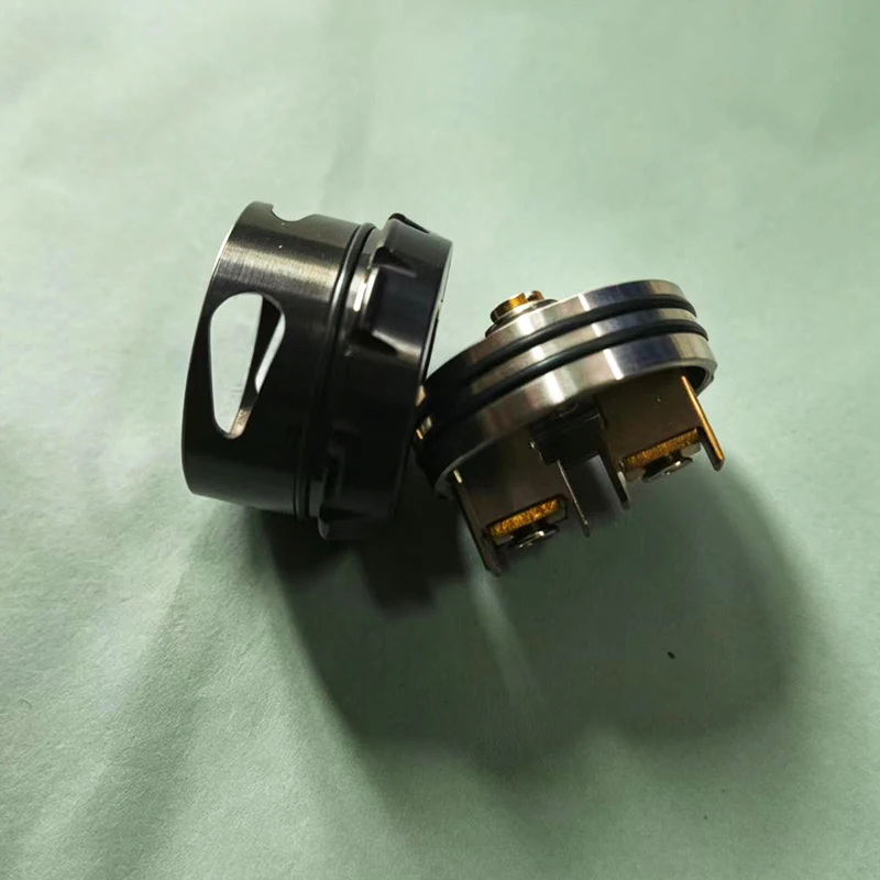 Apocalypse 25mm Yeniden Yapılandırılabilir Tank Dripping 316ss logosuz ayarlanabilir yan hava akışı vs Reckoning kaplama parçası