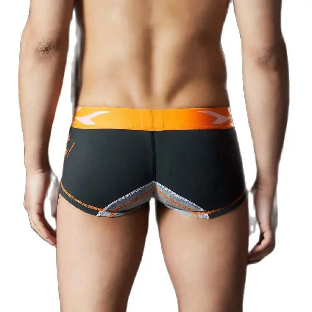 Seobean-algodão boxer para homens, roupa interior sexy, baixo crescimento, nova vinda