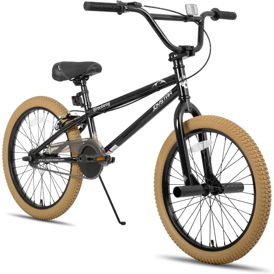 دراجات Brockway Freestyle BMX 20 24 دراجة للأولاد والبنات بعمر 614 عامًا وراكبي الدراجات على المستوى المبتدئ مع أوتاد متعددة الألوان I