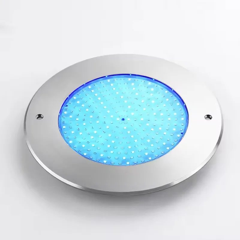 Stainless Steel 316 IP68 Underwater LED Pool Light RGB Resin Filled 12V 35W Ultra Thin Design For Swimming Pool Spa