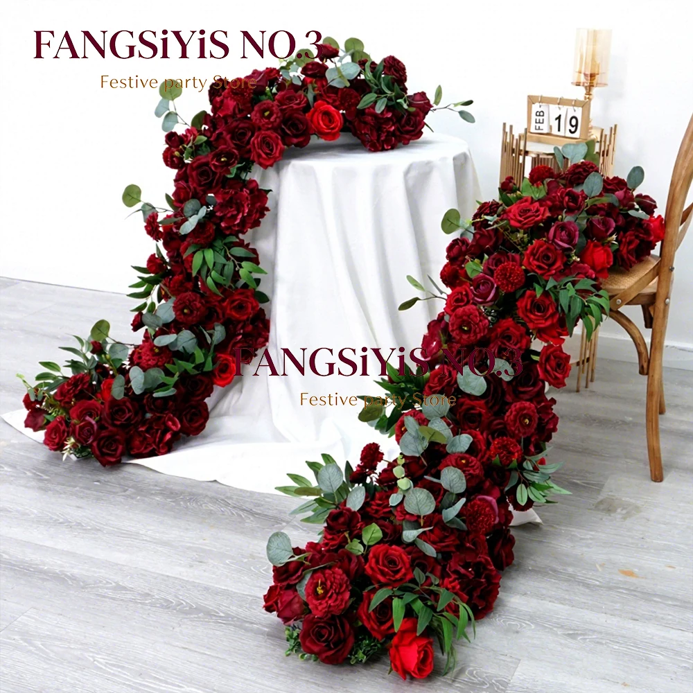 luxury-burgundy-red-artificial-rose-flower-runner-eucalyptus-greenery-floral-row-wedding-table-centerpiece-party-backdrop-decor