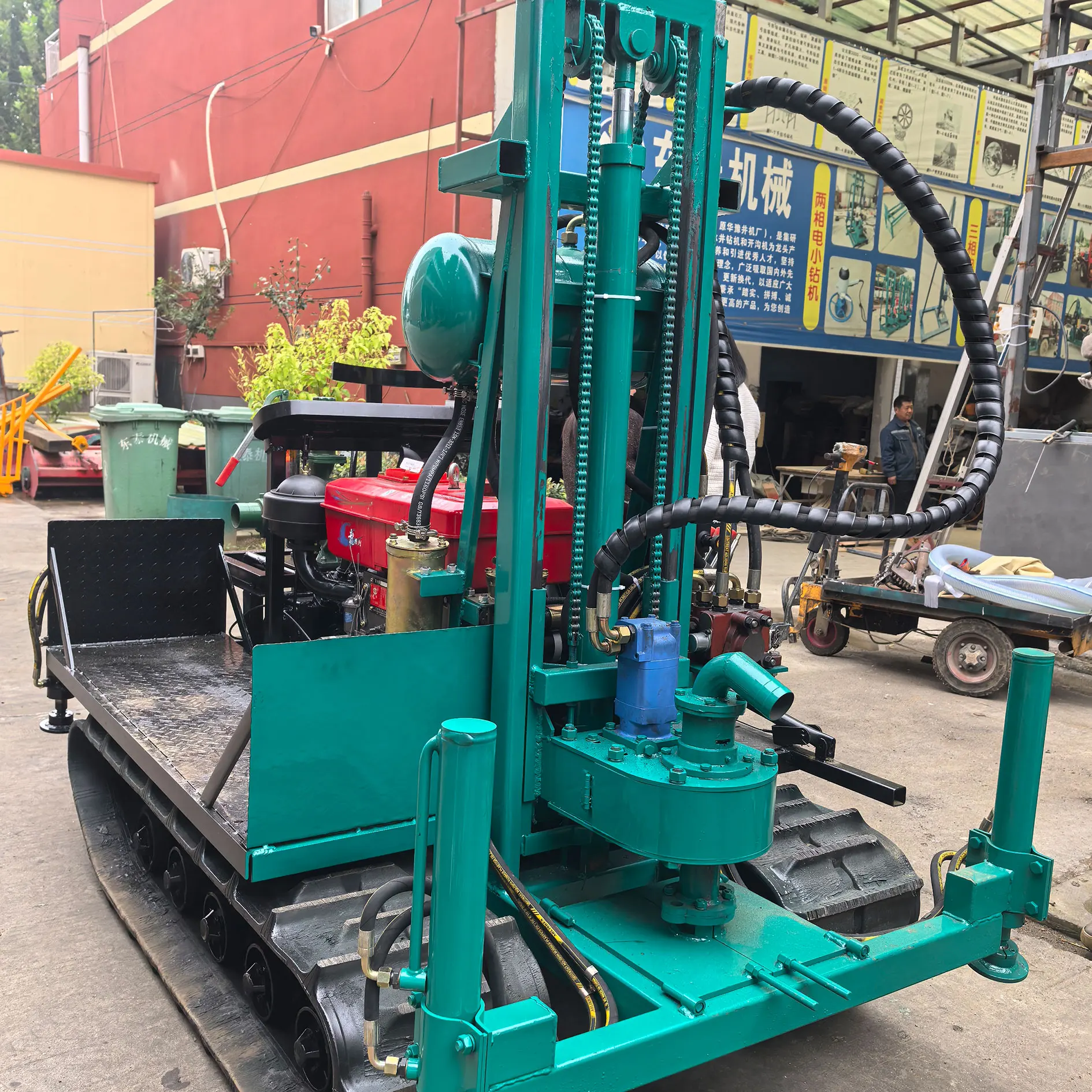 MAX 150m Portable Water Well Drilling Rig Machine 100m Depth Hydraulic Borehole Drill for Sale