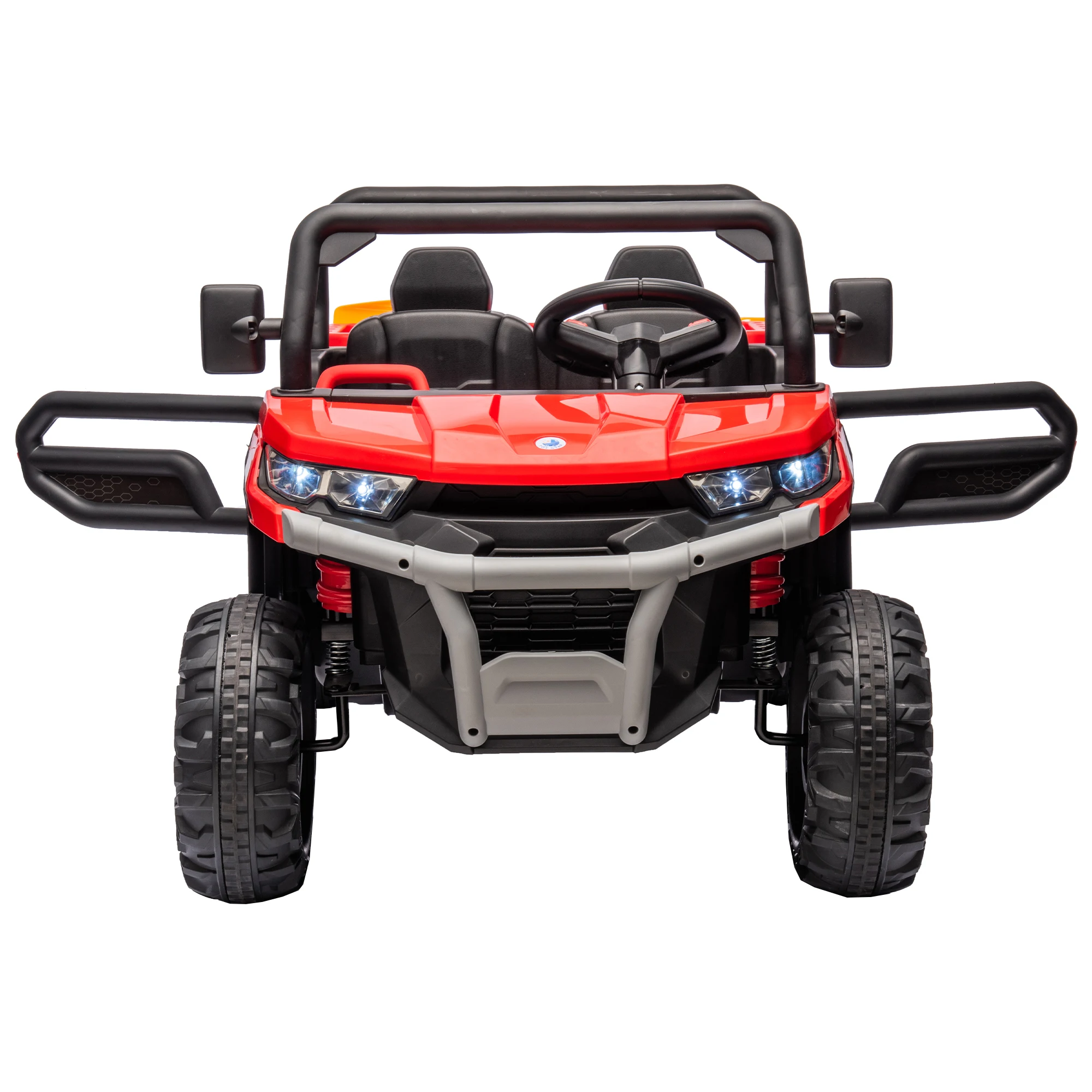 UTV-Camion à benne basculante avec télécommande, espace de rangement, moteur 2x200W, USB,MP3,Bluetooth, 24V, 3 ans et plus