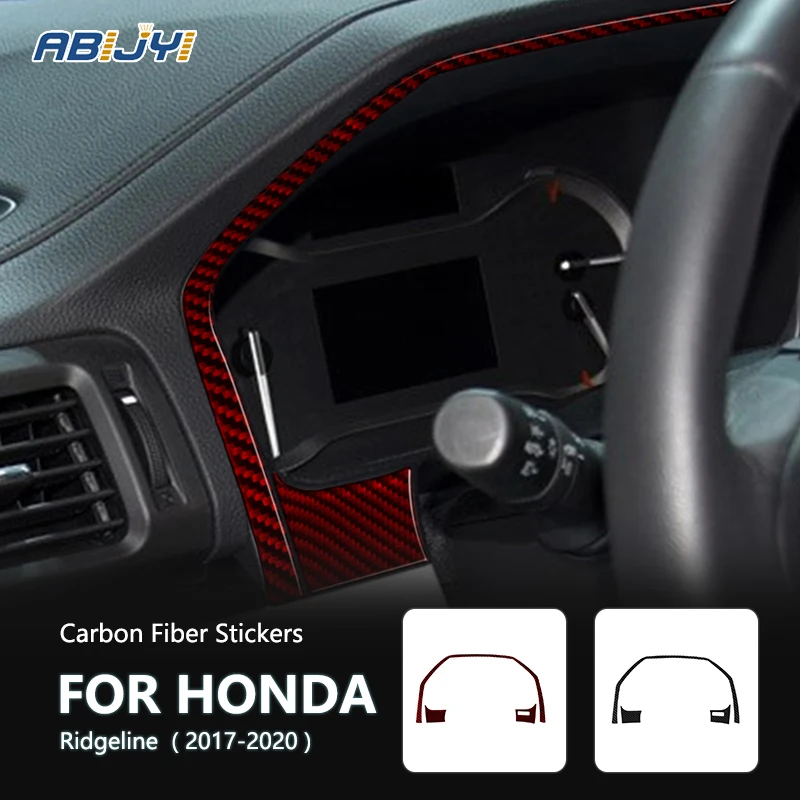 

Carbon Fiber Speedometer Surround Frame Stickers Decorative For Honda Ridgeline 2017 2018 2019 2020 Car Interior Accessories