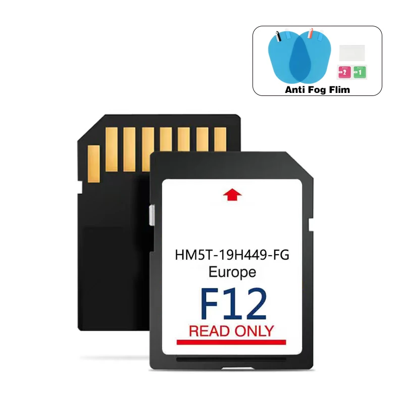 

Newest F12 Sync2 Navigation SD Card Sat Nav Map UK Europe for Ford 2024 Update HM5T-19H449-FG with Free Antifog Flim