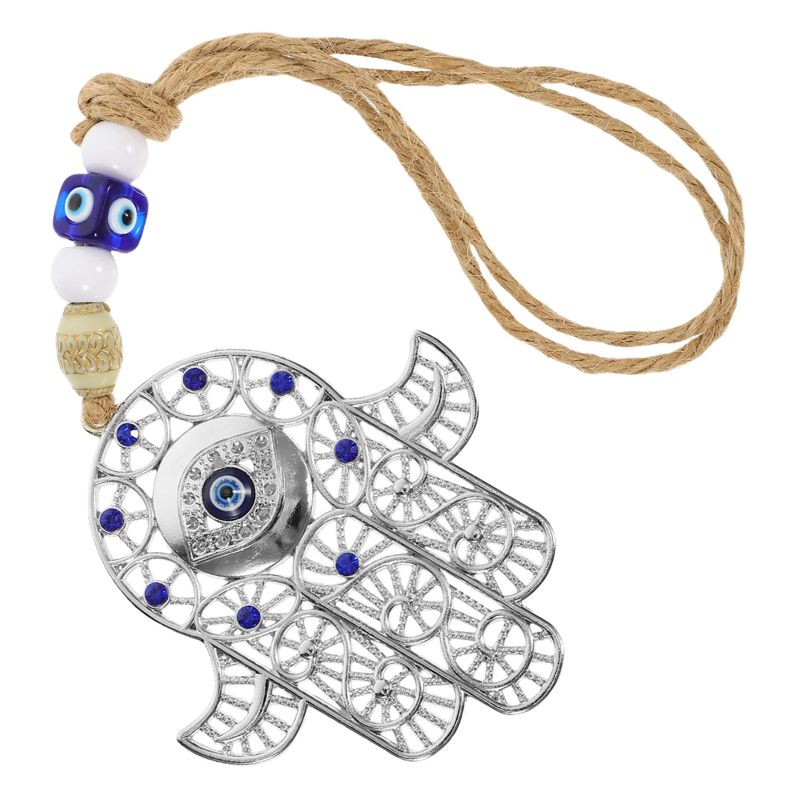 Blue Evil Eye Wall Decoration Palm Pendant Decorations Hamsa Hand Hanging Ornament