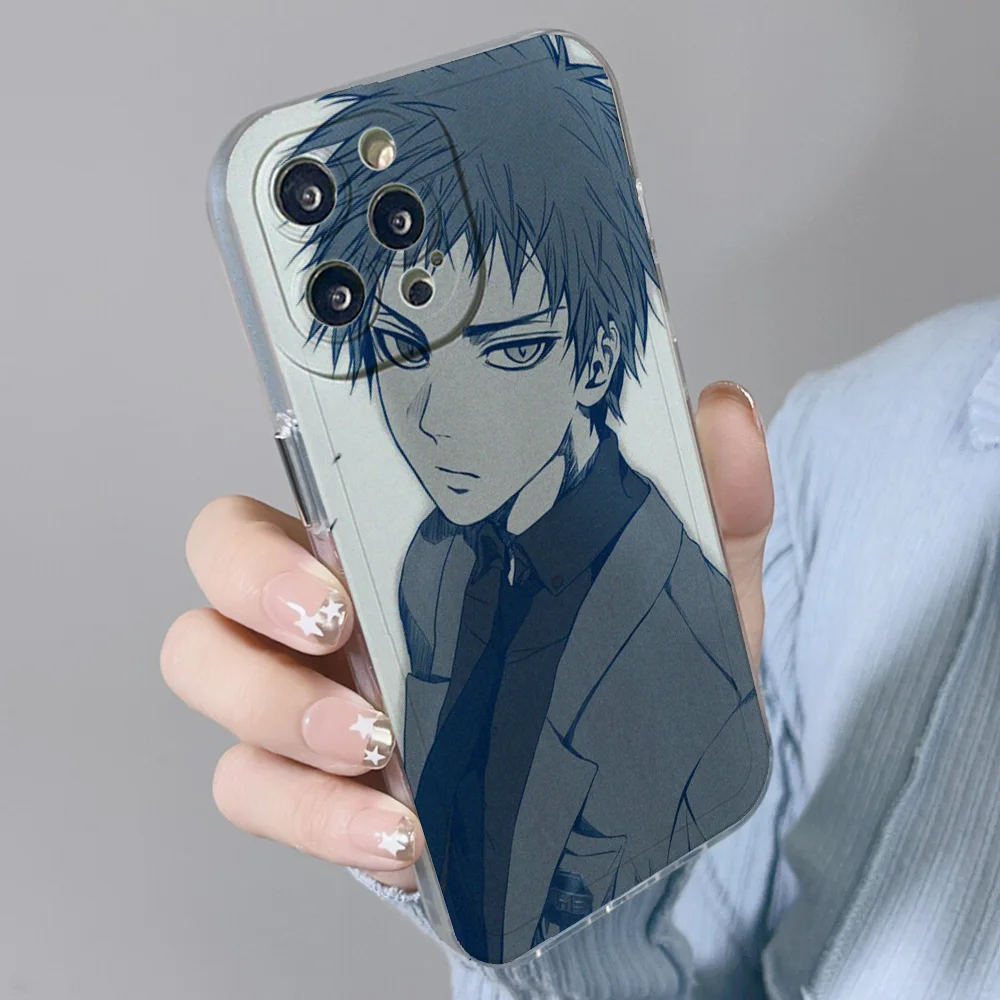 Akashi Seijuro Kuroko No Basket Phone Case For IPhone 11 12 13 14 15 Plus Pro Max Anger Eyes Silicon Clear Soft Cover