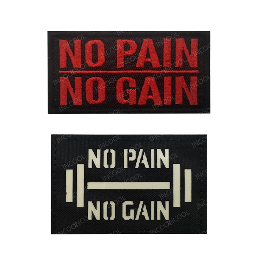 Embroidered Patch Motivational Phrases No Excuses Believe In Yourself Appliqued Hard Work Pays Off Proverb Letter Badges