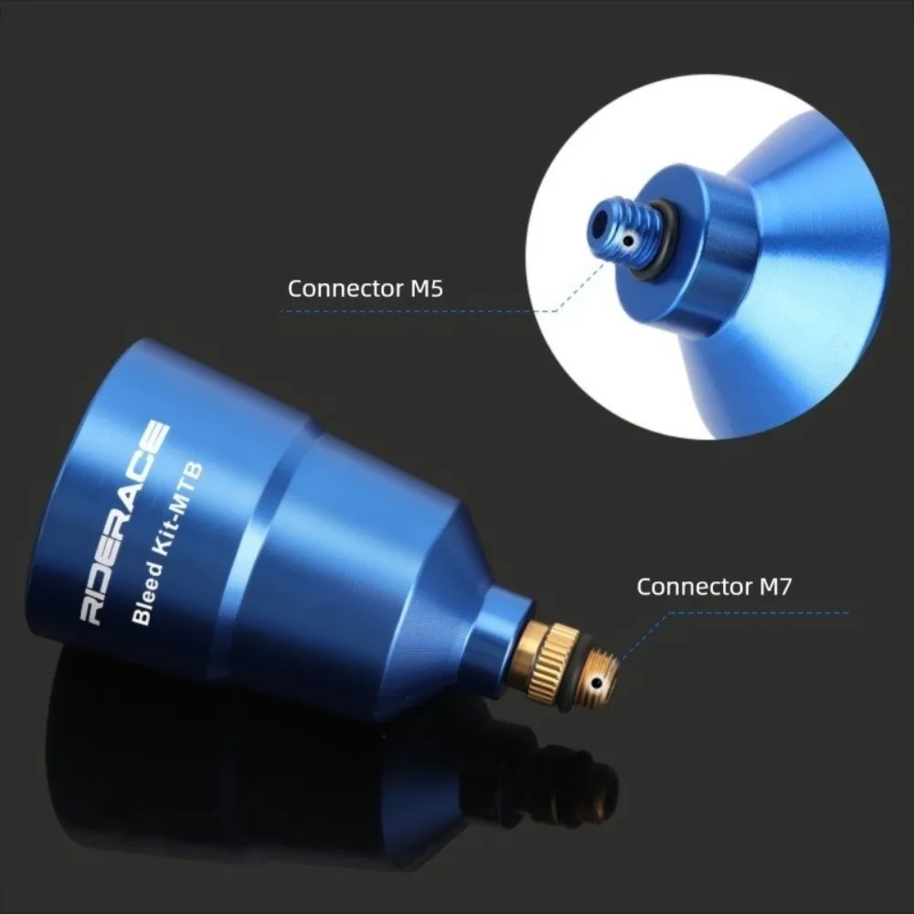 

RIDERACE Bicycle Oil Funnel Bleed Kit Aluminum Alloy Cycling Bicycle Disc Brake Bleed Kit Bike Brake Bleed Repair Tools