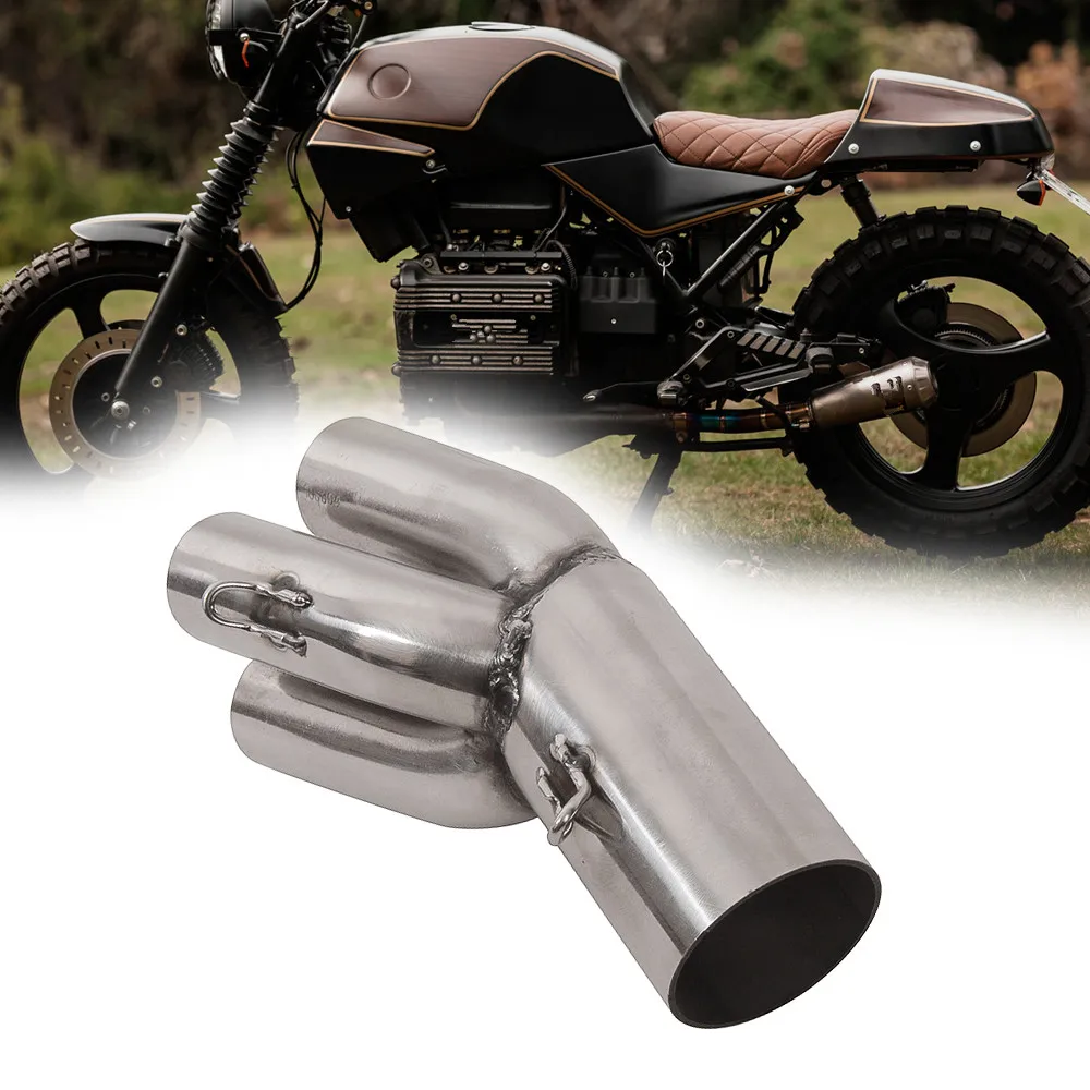 

Exhaust Adaptor Stainless Steel 4 in 1 for BMW K75 K100 K1100 Cafe Racer Accessories Exhaust Manifold Collector