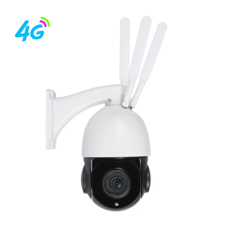 5MP 8MP 20X Optical Zoom Outdoor Wireless  4G  Card Lte Cctv Security Solar Power PTZ