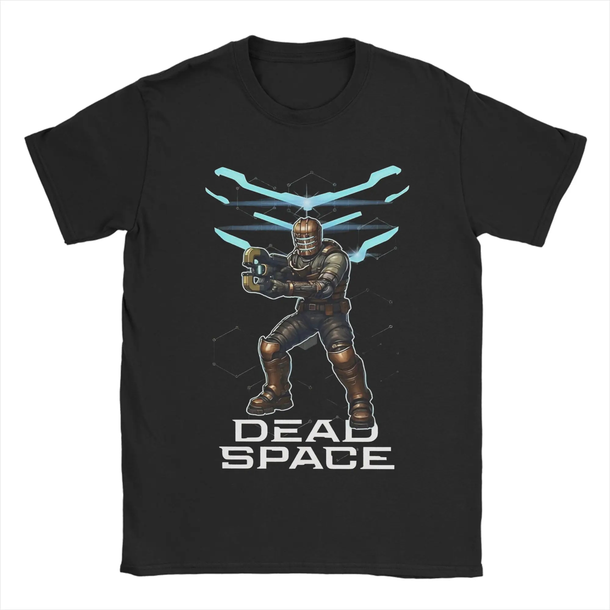 Isaac Clarke  Dead Space  Fanart  T Shirt Men's Cotton Clothes Harajuku  O-neck Short Sleeve