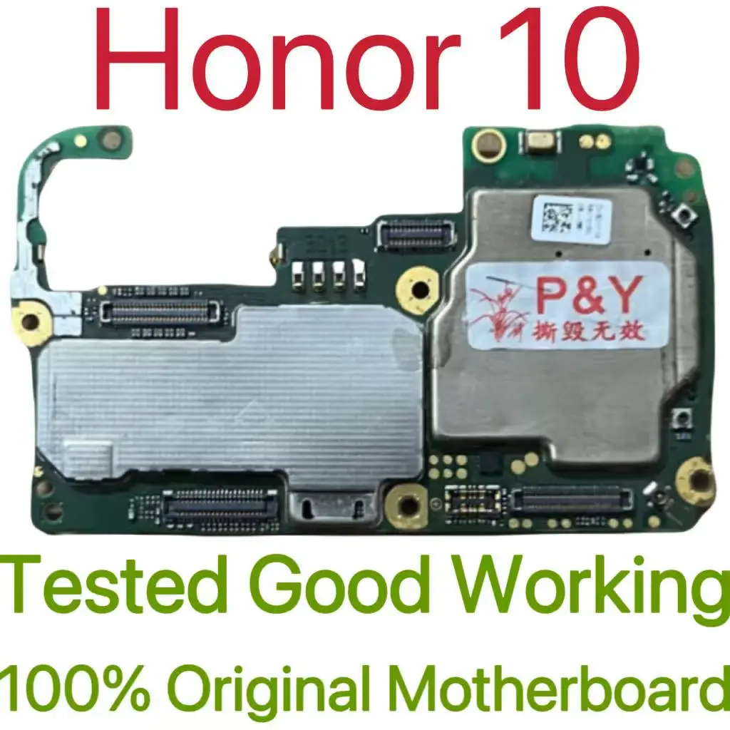 Global Version Original Unlocked Motherboard for Honor 10 Tested Circuit Plate Main Logic Board for Honor 10