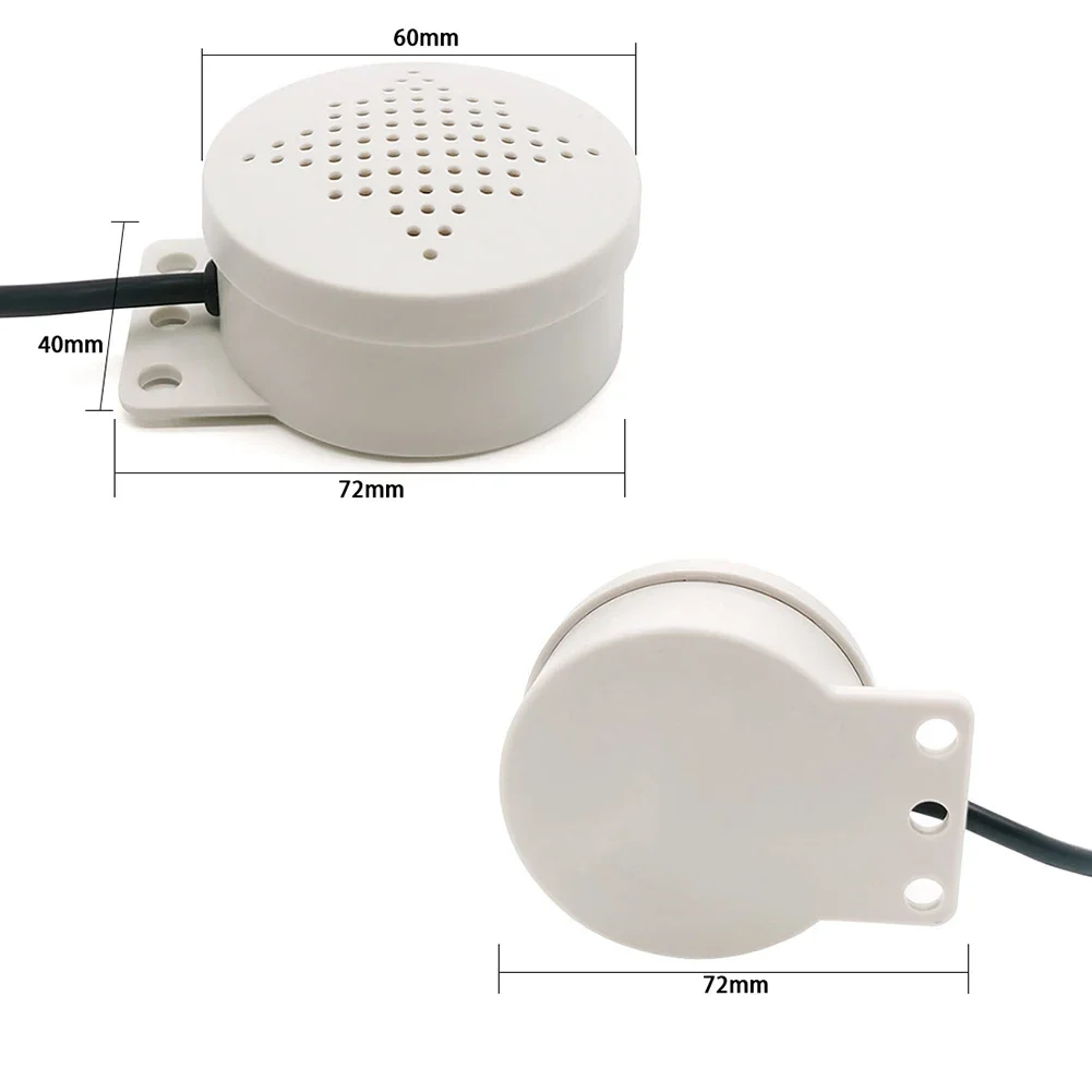 Waterproof Mini Amplifier Microphone Speaker High Sensitive Two Way Audio Input/Output Mic for CCTV Security Camera DVR System