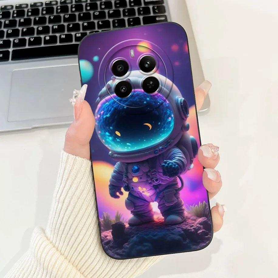 For Realme 12 Pro Plus Case Cute Cartoon Silicon TPU Phone Case For Realme 12 Plus Back Cover For Realme12 Pro+ Protective Shell